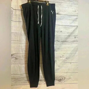 Puma black and white sweatpants